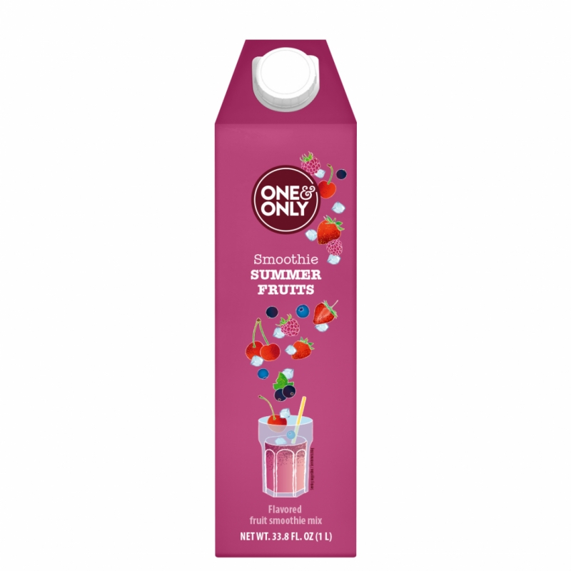One&Only Summer fruits smoothie, 1 L.