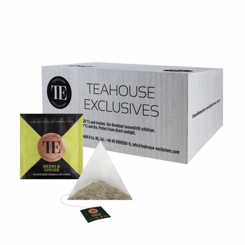 TE Gourmet Tea Bag Herbs & Ginger 60x1.75 g.