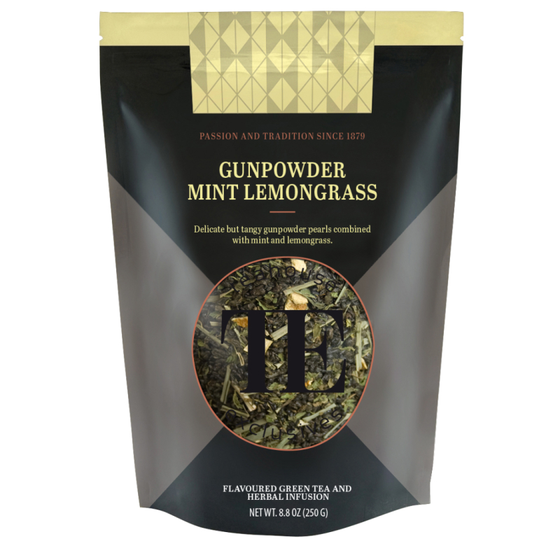 TE Luxury loose tea Gunpowder Mint Lemongrass 250gr