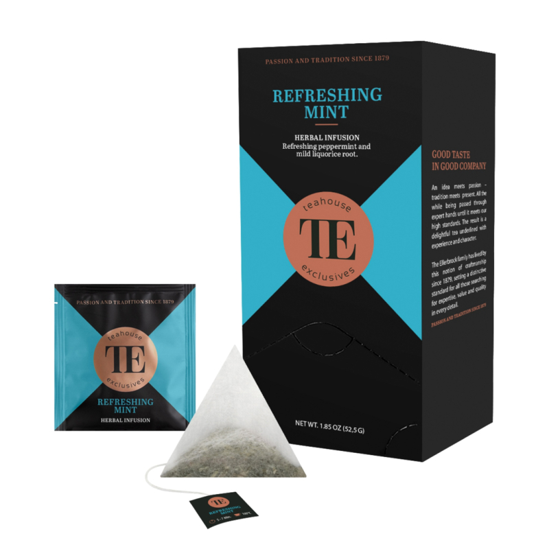 TE Gourmet Tea Bag Refreshing mint 20 vnt.