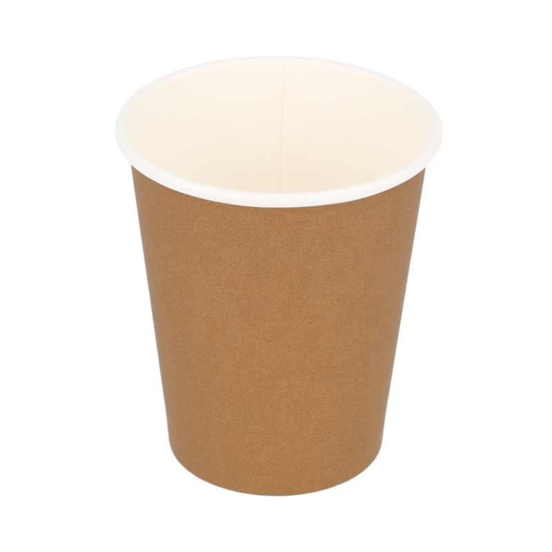 Puodelis popierinis Kraft tipo 8oz, 1000vnt/dėž