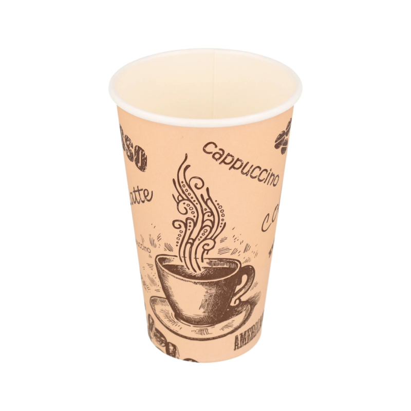 Puodelis popierinis Coffee Design 16oz, 1000vnt/dėž