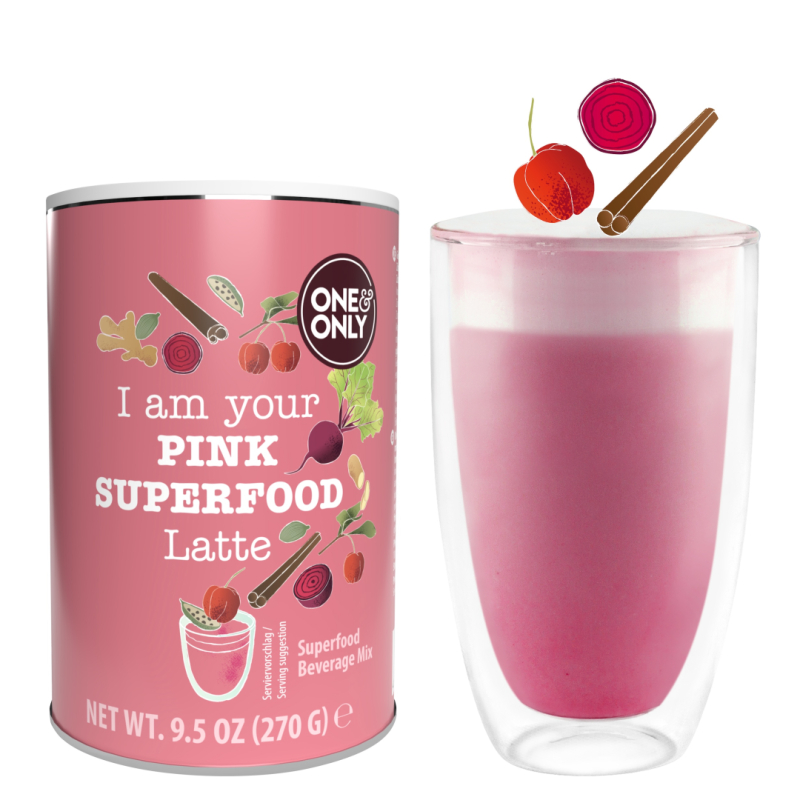 One&Only Pink Superfood Latte 270gr