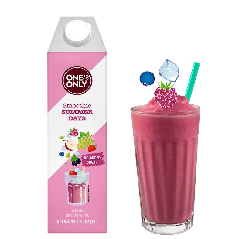 One&Only Summer days SMOOTHIE, no added sugar, 1 L.