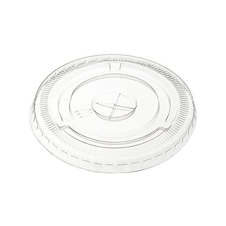 Skaidrus, plokščias dangtelis su skyle, 92mm, 1000vnt/dėž