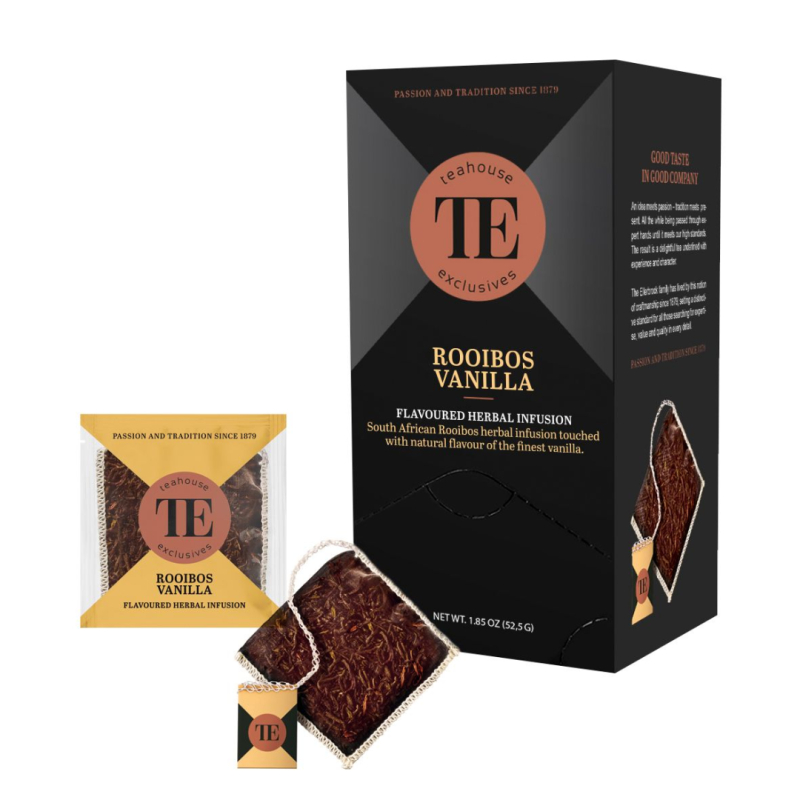 TE Luxury Tea Bag Rooibos Vanilla 15x3.5 g
