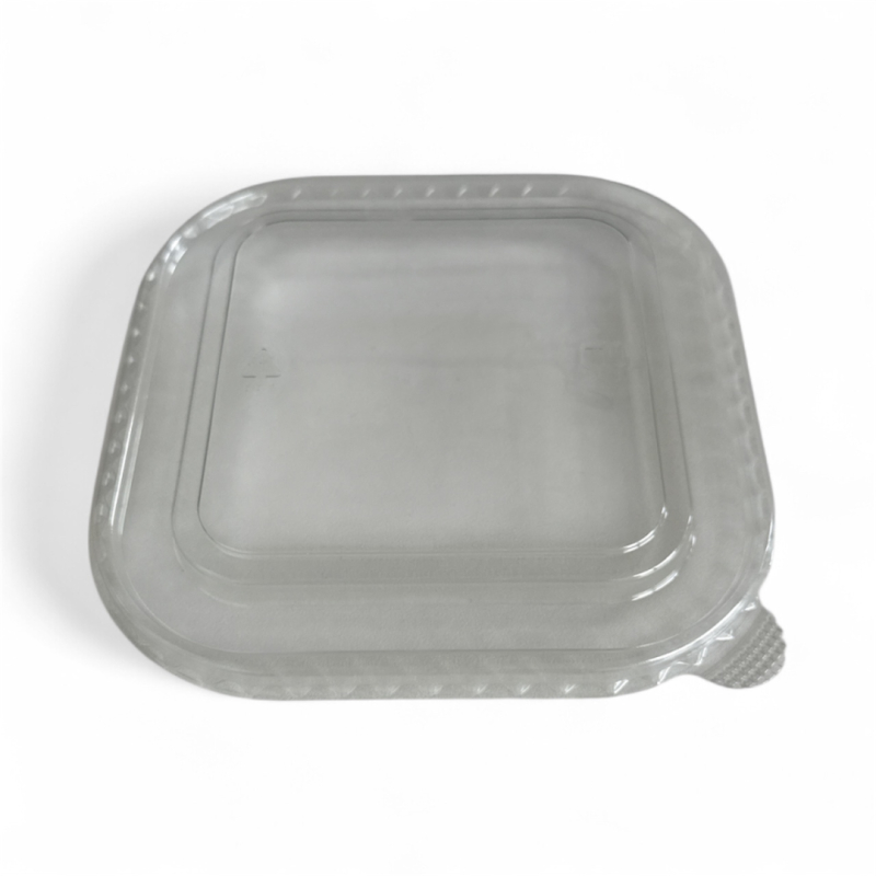 PET dangtelis kvadratiniam dubenėliui, 170x170mm, 300 vnt/dėž