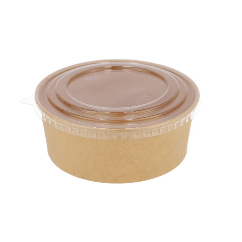 Popierinė kraft salotinė, 1000ml, 300 vnt/dėž