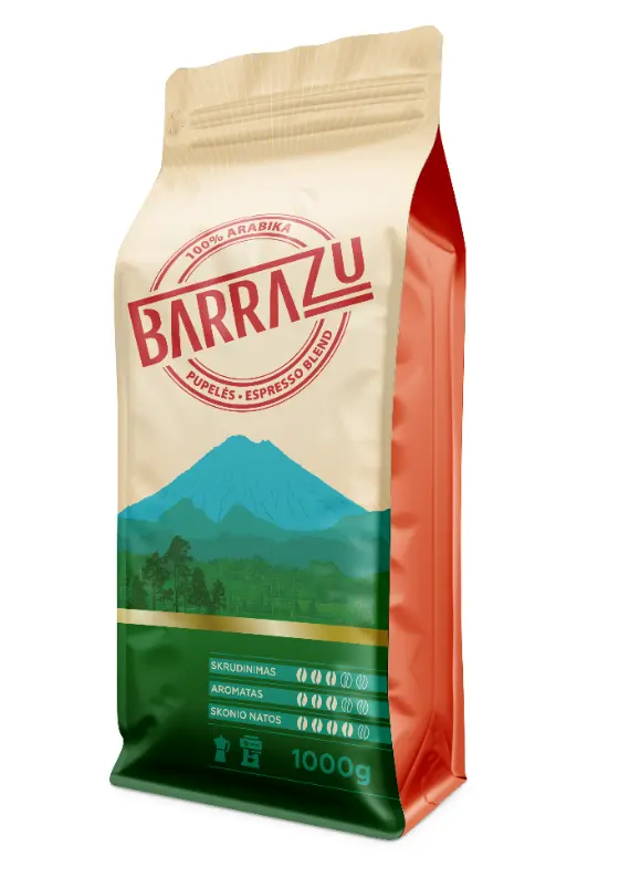 BARRAZU kavos pupelės 1kg.