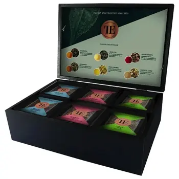 Medinė TE Luxury/Gourmet linijos arbatos dėžutė