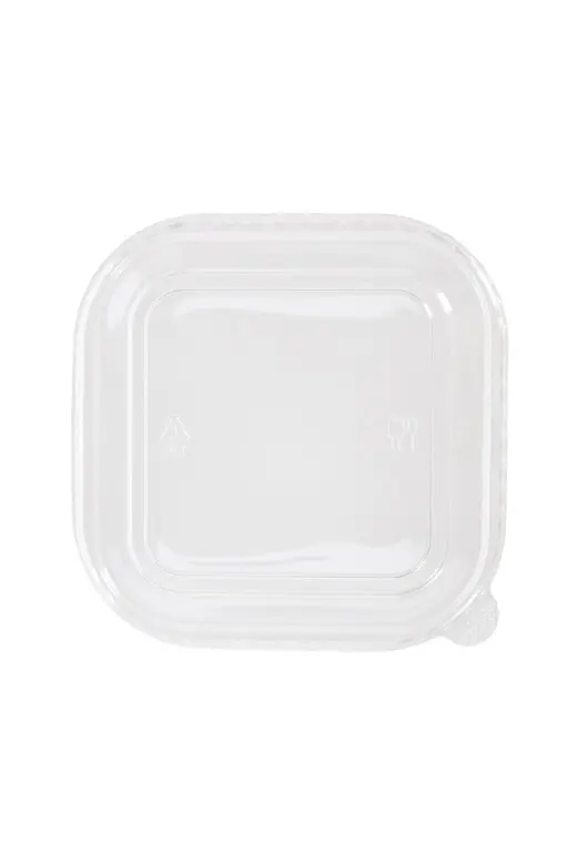 PET dangtelis kvadratiniam dubenėliui, 170x170mm, 300 vnt/dėž