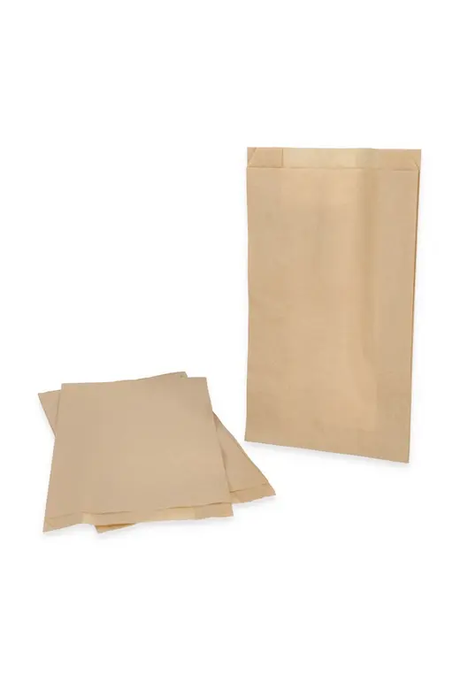 Popierinis rudas maišelis be rankenų, 15x6x27, 35gsm, 1000vnt/dėž